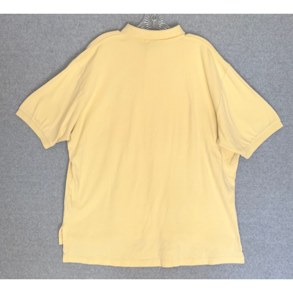 Polo Golf Ralph Lauren Polo Shirt Mens XL Yellow Short Sleeve Embroidered Crest - Picture 4 of 9